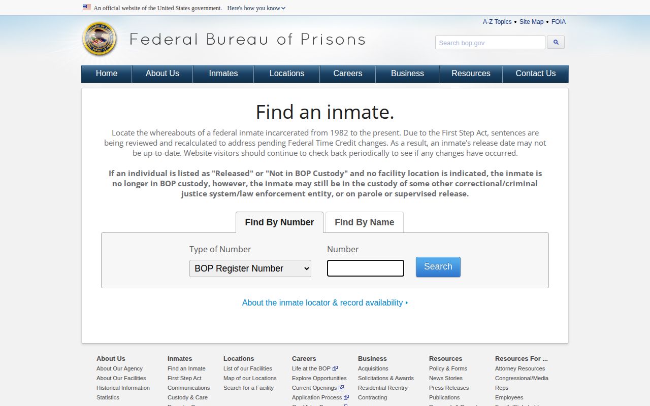 Federal Detention Center Honolulu BOP inmate release search