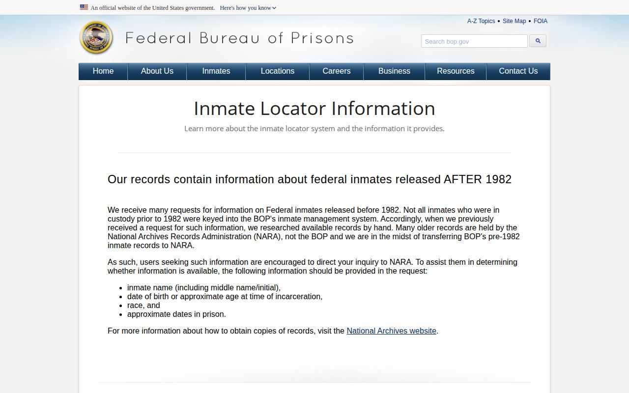 Federal Detention Center Honolulu BOP release record coverage